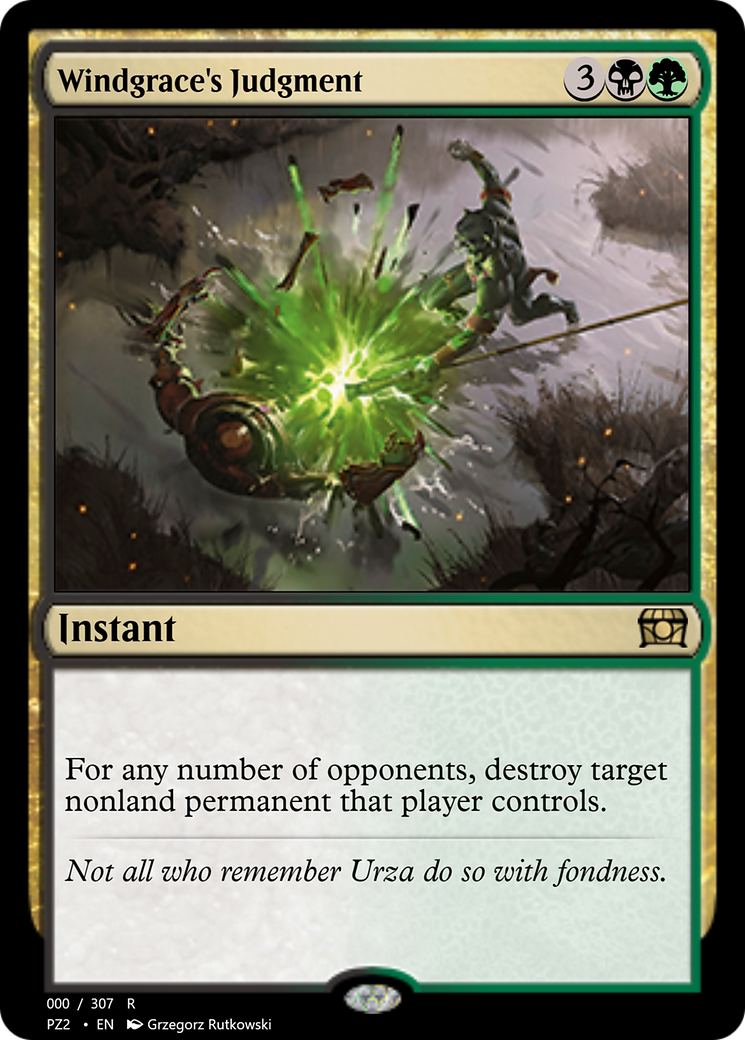 Windgrace's Judgment (PZ2-70669) - Treasure Chest - Premium MTG Single from Wizards of the Coast - Just $0! Shop now at Game Crave Tournament Store