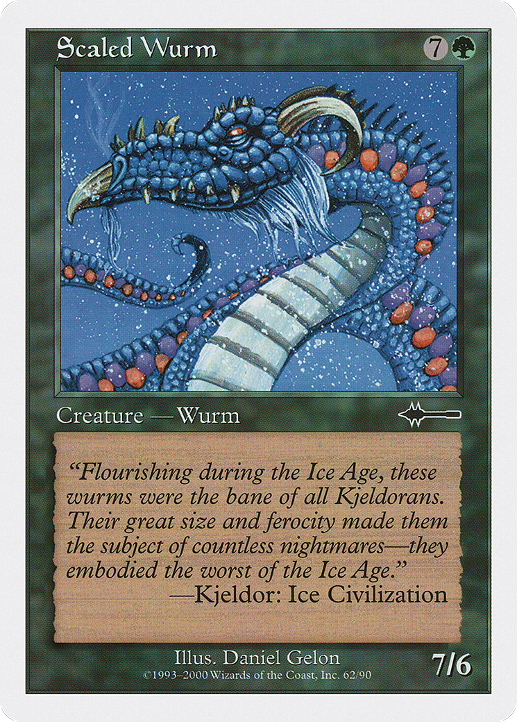 Scaled Wurm (BTD-062) - Beatdown Box Set - Premium MTG Single from Wizards of the Coast - Just $0.08! Shop now at Game Crave Tournament Store