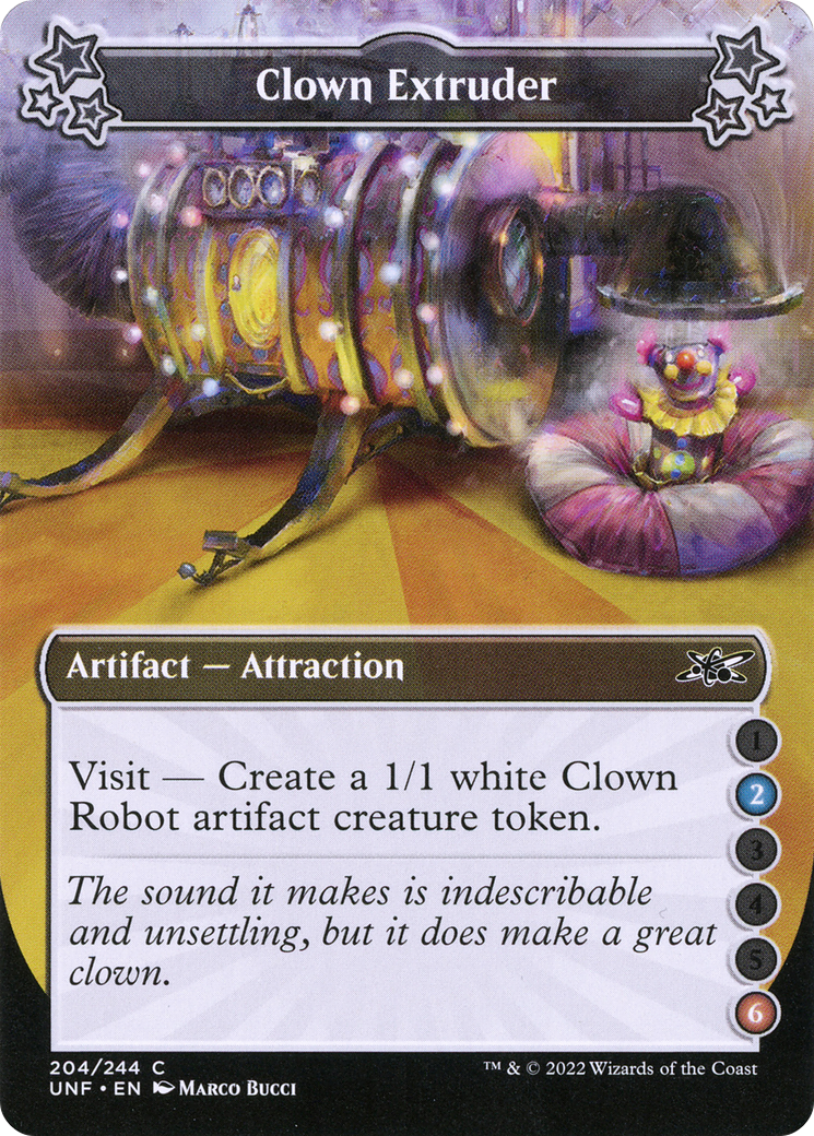 Clown Extruder (UNF-204A) - Unfinity Foil - Premium MTG Single from Wizards of the Coast - Just $0.08! Shop now at Game Crave Tournament Store