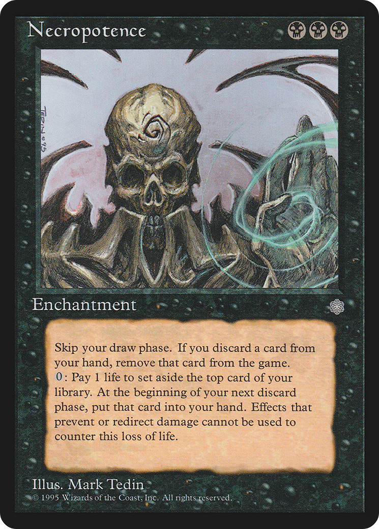 Necropotence (ICE-154) - Ice Age - Premium MTG Single from Wizards of the Coast - Just $5.48! Shop now at Game Crave Tournament Store