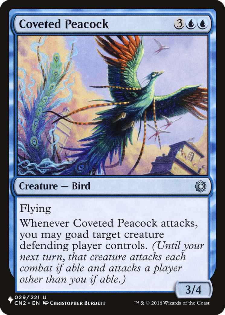 Coveted Peacock (PLIST-051) - The List - Premium MTG Single from Wizards of the Coast - Just $0.08! Shop now at Game Crave Tournament Store