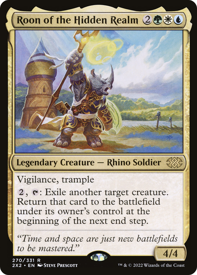 Roon of the Hidden Realm (2X2-270) - Double Masters 2022 Foil - Premium MTG Single from Wizards of the Coast - Just $0.27! Shop now at Game Crave Tournament Store
