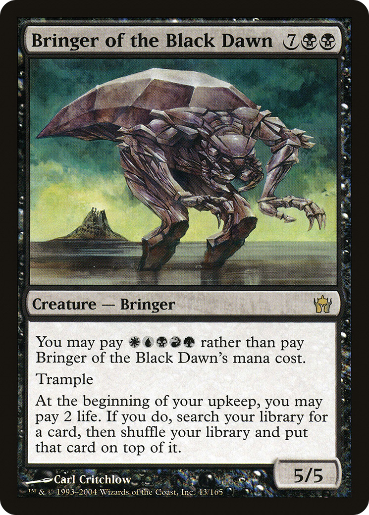 Bringer of the Black Dawn (5DN-043) - Fifth Dawn - Premium MTG Single from Wizards of the Coast - Just $1.36! Shop now at Game Crave Tournament Store