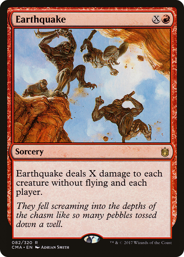 Earthquake (CMA-082) - Commander Anthology - Premium MTG Single from Wizards of the Coast - Just $0.16! Shop now at Game Crave Tournament Store