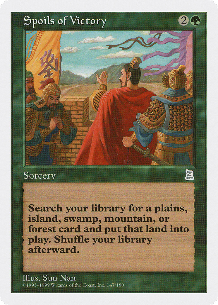 Spoils of Victory (PTK-147) - Portal Three Kingdoms - Premium MTG Single from Wizards of the Coast - Just $15.79! Shop now at Game Crave Tournament Store