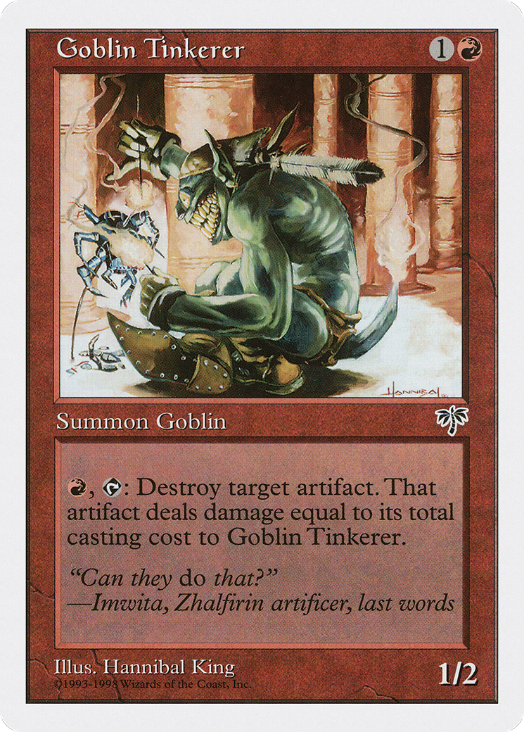 Goblin Tinkerer (ATH-040) - Anthologies - Premium MTG Single from Wizards of the Coast - Just $0.32! Shop now at Game Crave Tournament Store