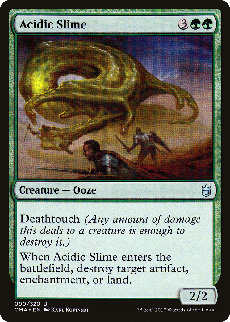 Acidic Slime (CMA-090) - Commander Anthology - Premium MTG Single from Wizards of the Coast - Just $0.24! Shop now at Game Crave Tournament Store