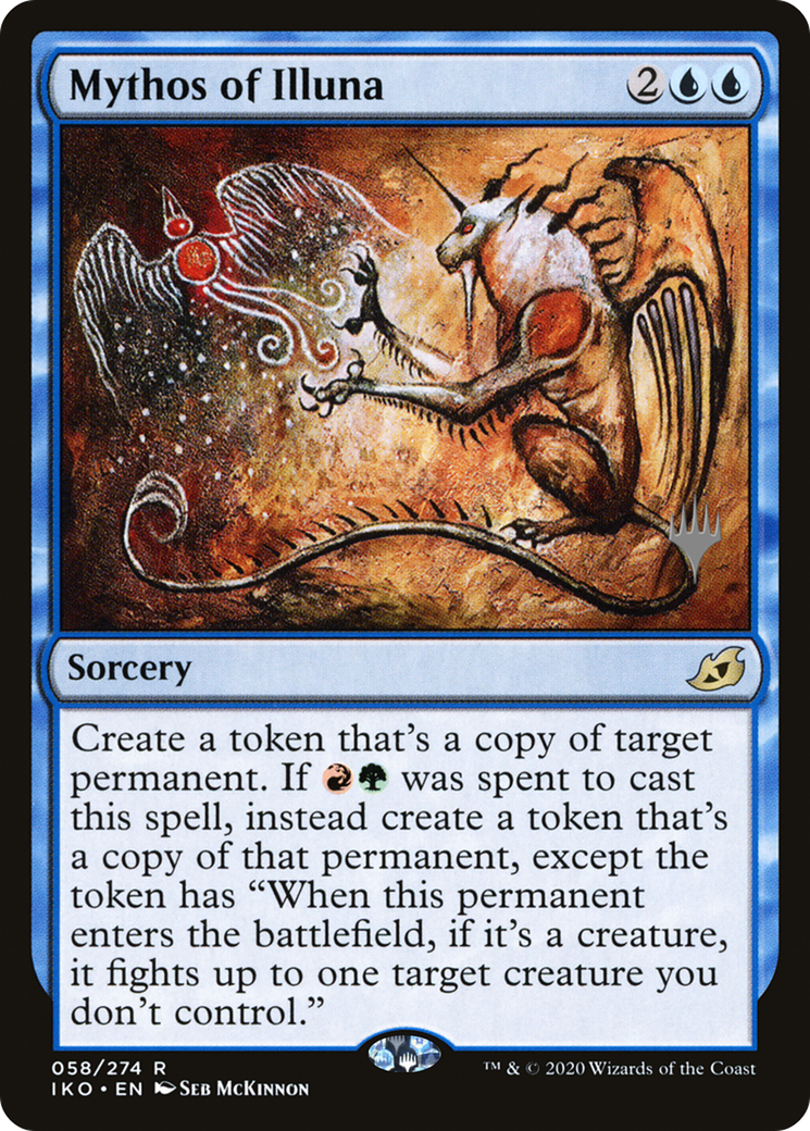 Mythos of Illuna (PIKO-58P) - Ikoria: Lair of Behemoths Promos Foil - Premium MTG Single from Wizards of the Coast - Just $0.25! Shop now at Game Crave Tournament Store
