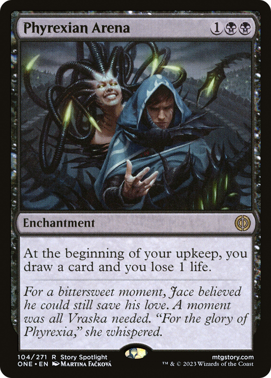 Phyrexian Arena (ONE-104) - Phyrexia: All Will Be One - Premium MTG Single from Wizards of the Coast - Just $0.46! Shop now at Game Crave Tournament Store