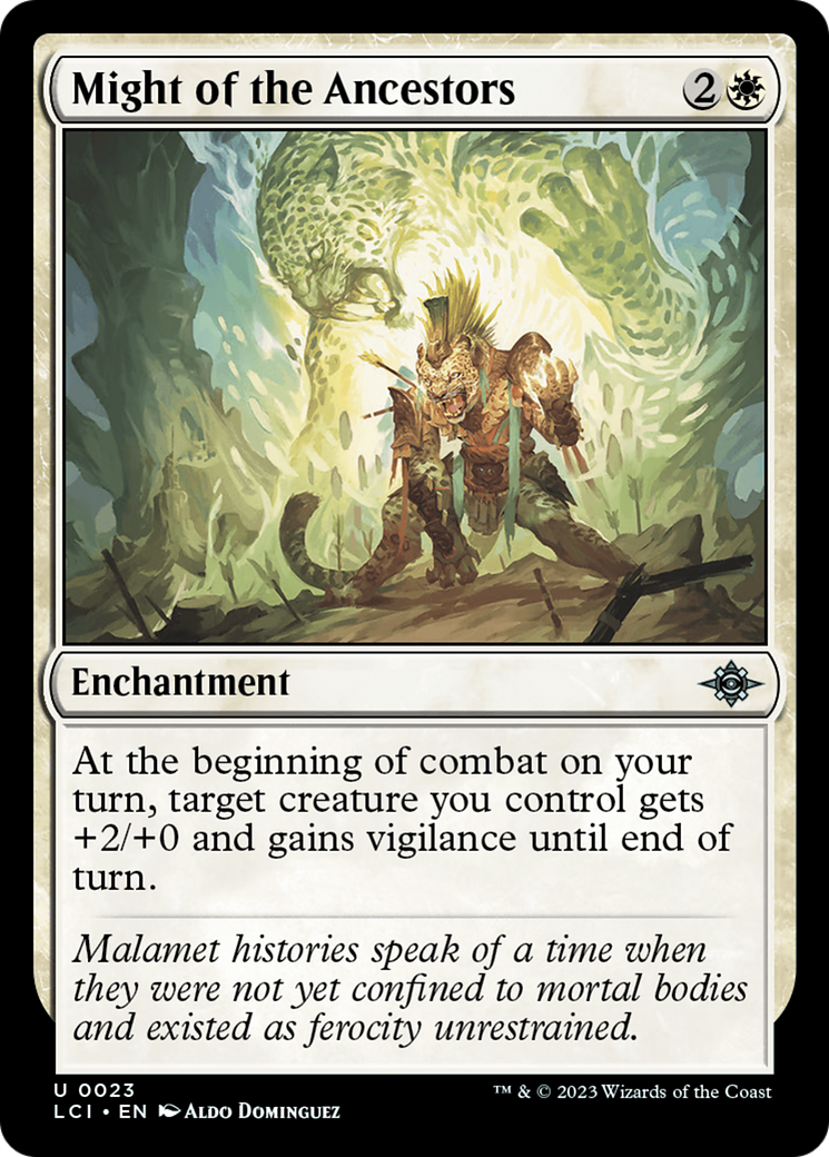 Might of the Ancestors (LCI-023) - The Lost Caverns of Ixalan - Premium MTG Single from Wizards of the Coast - Just $0.08! Shop now at Game Crave Tournament Store