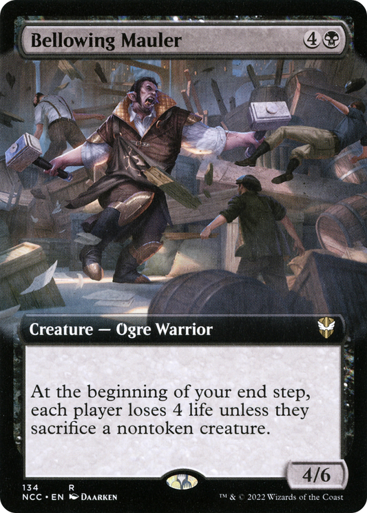 Bellowing Mauler (NCC-134) - New Capenna Commander: (Extended Art) - Premium MTG Single from Wizards of the Coast - Just $0.25! Shop now at Game Crave Tournament Store