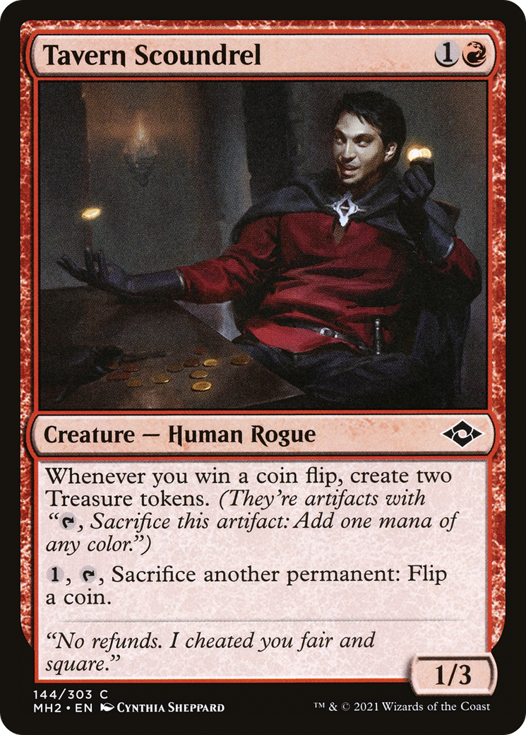 Tavern Scoundrel (MH2-144) - Modern Horizons 2 - Premium MTG Single from Wizards of the Coast - Just $0.25! Shop now at Game Crave Tournament Store