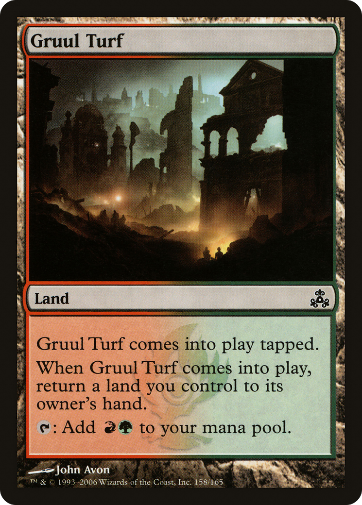 Gruul Turf (GPT-158) - Guildpact Foil - Premium MTG Single from Wizards of the Coast - Just $3.05! Shop now at Game Crave Tournament Store