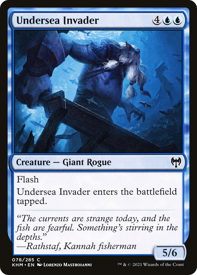 Undersea Invader (KHM-078) - Kaldheim - Premium MTG Single from Wizards of the Coast - Just $0.08! Shop now at Game Crave Tournament Store