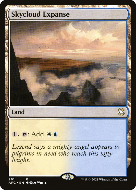 Skycloud Expanse (AFC-261) - Forgotten Realms Commander - Premium MTG Single from Wizards of the Coast - Just $0.08! Shop now at Game Crave Tournament Store