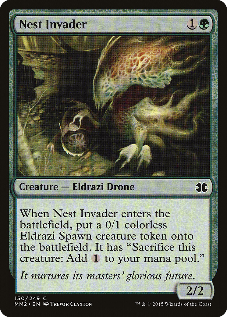 Nest Invader (MM2-150) - Modern Masters 2015 Foil - Premium MTG Single from Wizards of the Coast - Just $0.10! Shop now at Game Crave Tournament Store