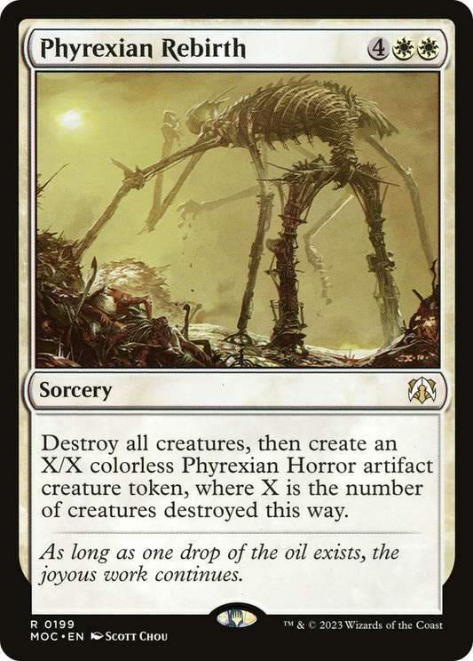 Phyrexian Rebirth (MOC-199) - March of the Machine Commander - Premium MTG Single from Wizards of the Coast - Just $0.08! Shop now at Game Crave Tournament Store