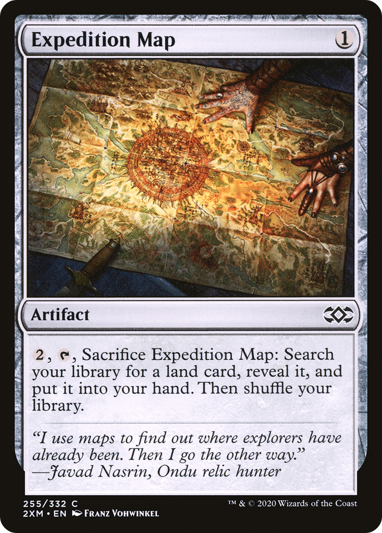 Expedition Map (2XM-255) - Double Masters - Premium MTG Single from Wizards of the Coast - Just $0.20! Shop now at Game Crave Tournament Store