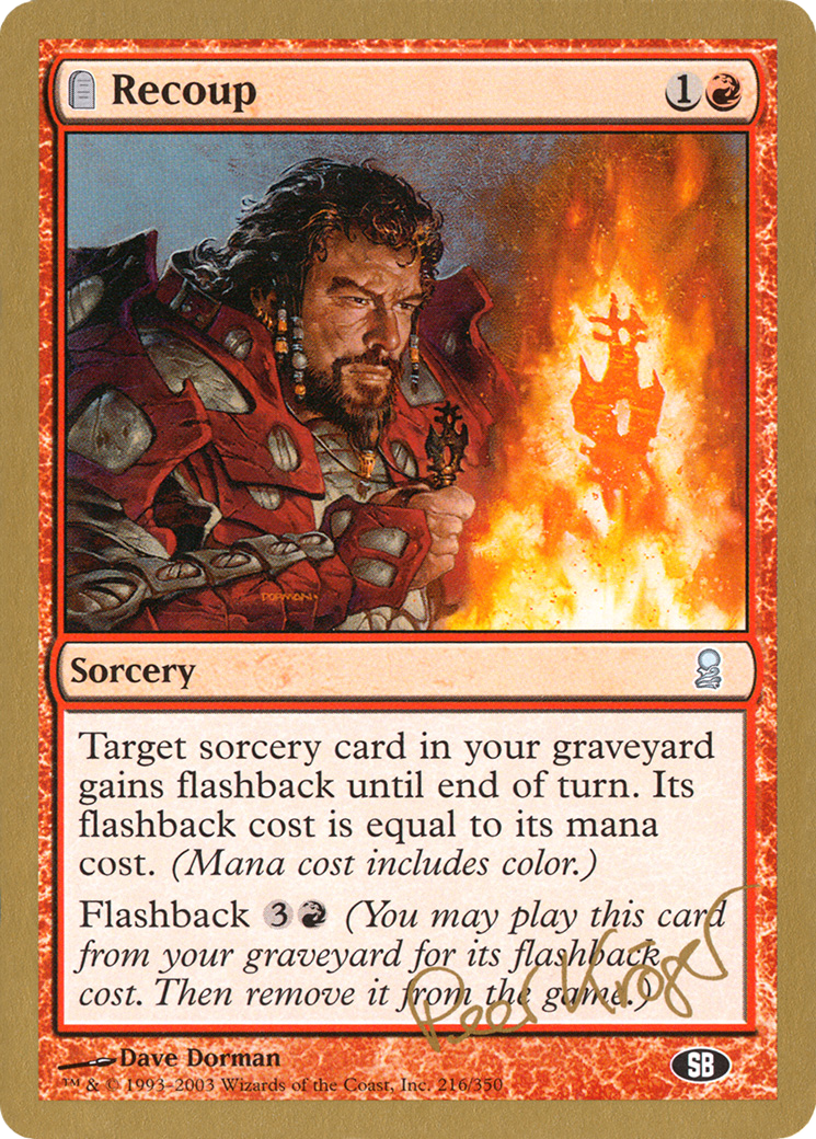 Recoup (WC03-PK216SB) - World Championship Decks 2003: (tombstone) - Premium MTG Single from Wizards of the Coast - Just $0.11! Shop now at Game Crave Tournament Store