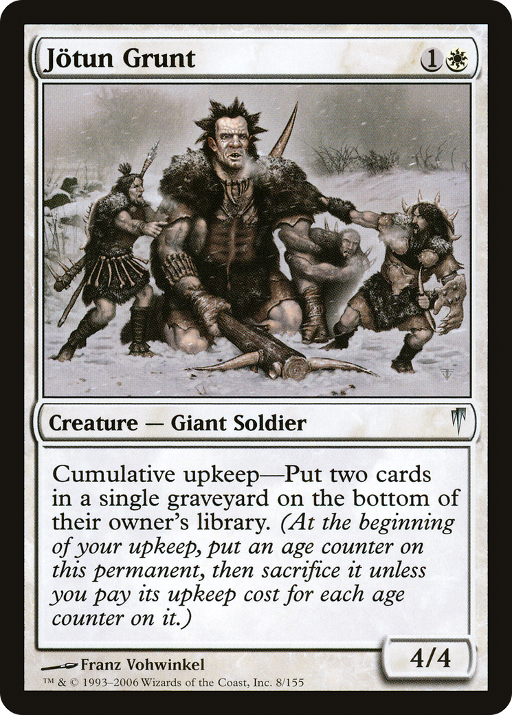 Jötun Grunt (CSP-008) - Coldsnap - Premium MTG Single from Wizards of the Coast - Just $0.25! Shop now at Game Crave Tournament Store