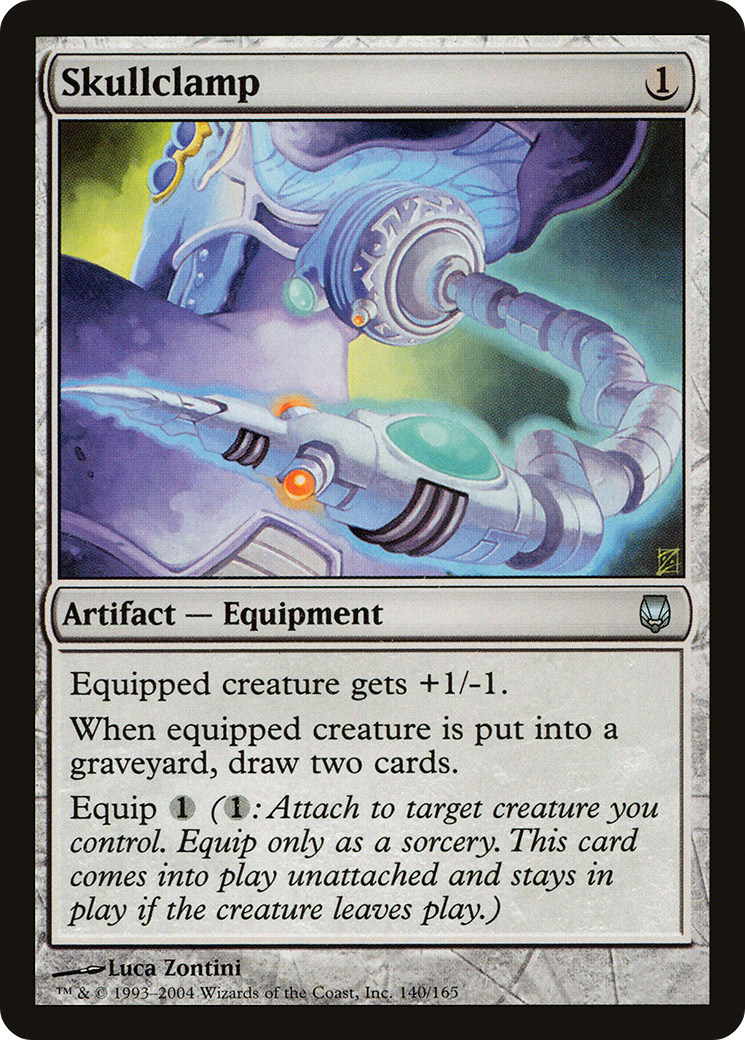Skullclamp (DST-140) - Darksteel - Premium MTG Single from Wizards of the Coast - Just $5.30! Shop now at Game Crave Tournament Store