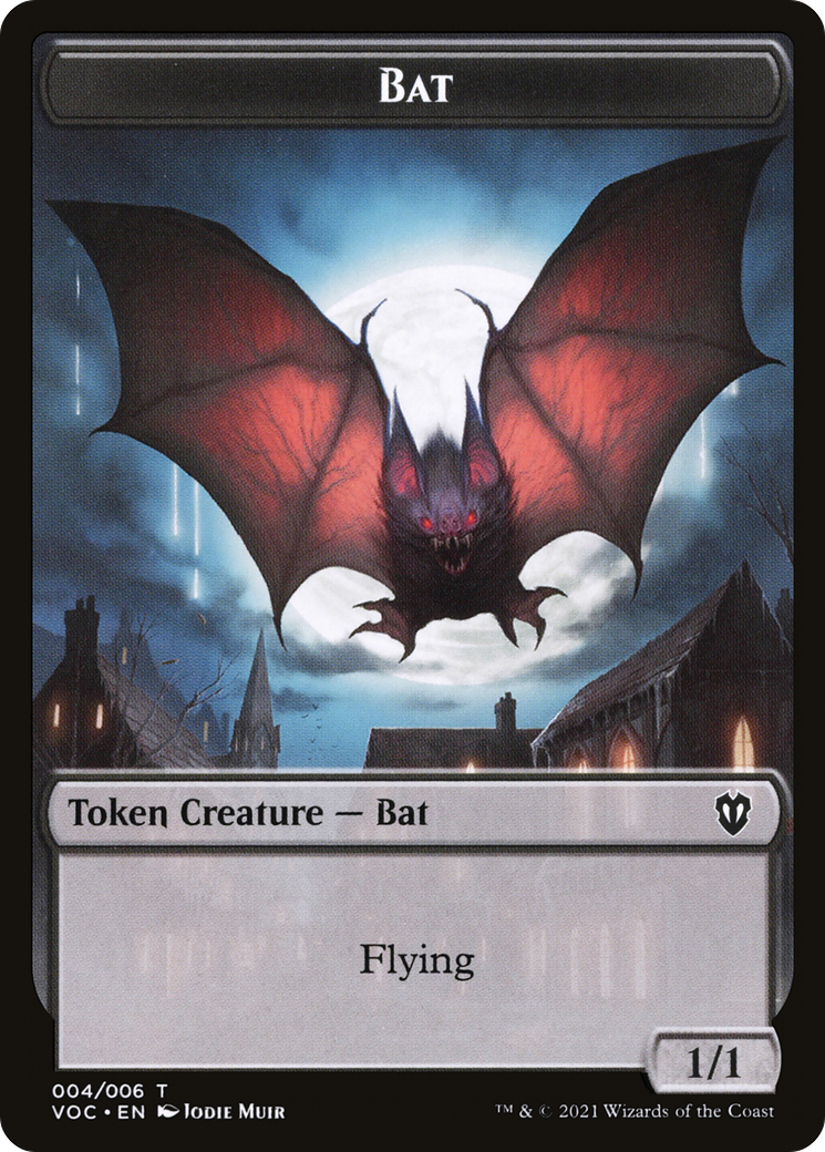 Bat (TVOC-004) - Crimson Vow Commander Tokens - Premium MTG Single from Wizards of the Coast - Just $0! Shop now at Game Crave Tournament Store