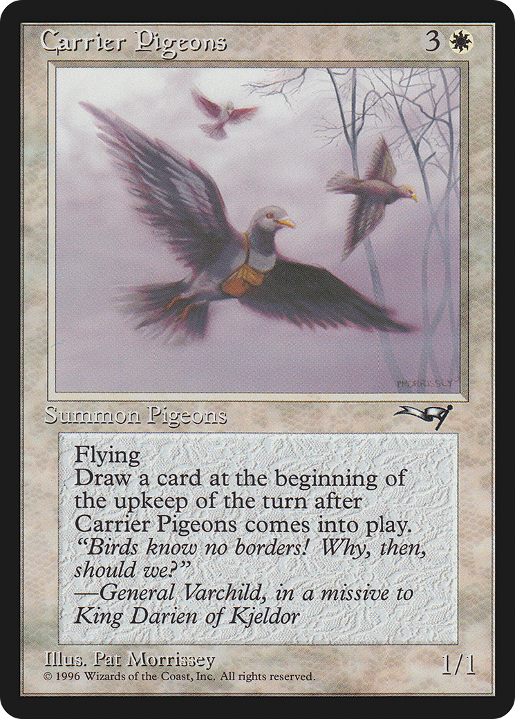 Carrier Pigeons (ALL-01A) - Alliances - Premium MTG Single from Wizards of the Coast - Just $0.25! Shop now at Game Crave Tournament Store