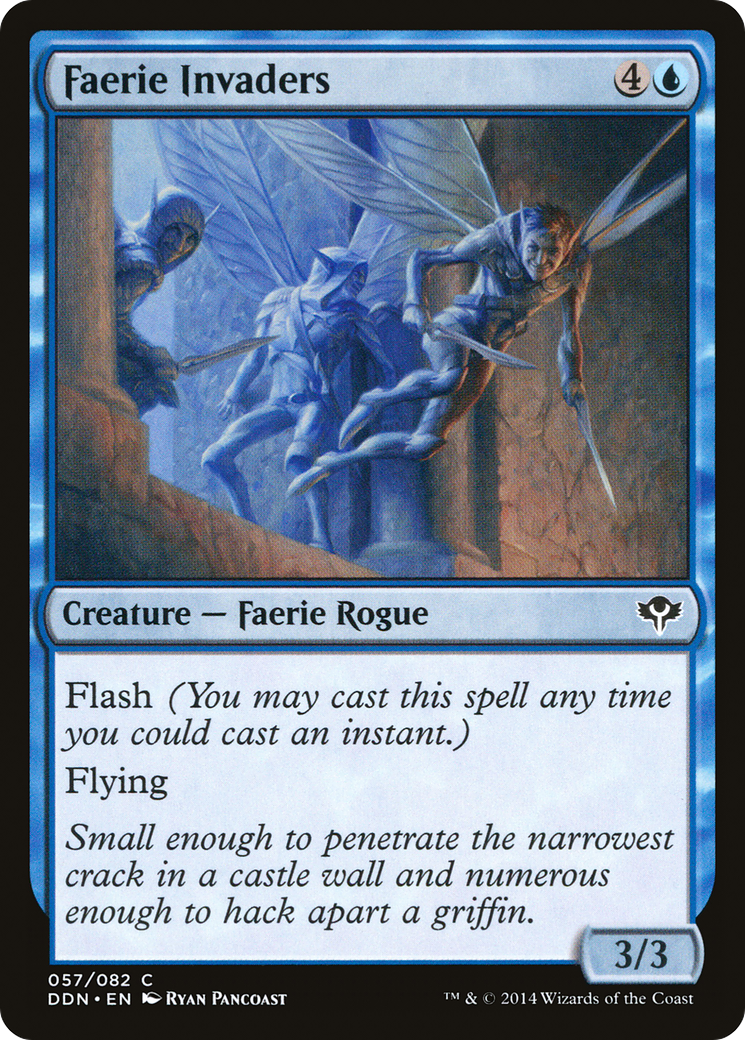Faerie Invaders (DDN-057) - Duel Decks: Speed vs. Cunning - Premium MTG Single from Wizards of the Coast - Just $0.25! Shop now at Game Crave Tournament Store