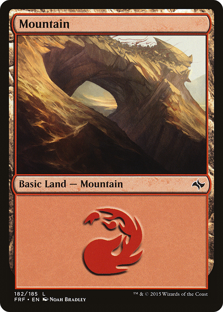 Mountain (FRF-182) - Fate Reforged - Premium MTG Single from Wizards of the Coast - Just $0.08! Shop now at Game Crave Tournament Store