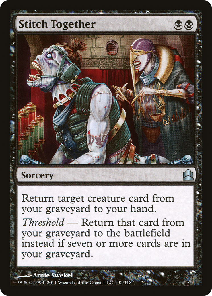 Stitch Together (CMD-102) - Commander 2011 - Premium MTG Single from Wizards of the Coast - Just $0.92! Shop now at Game Crave Tournament Store