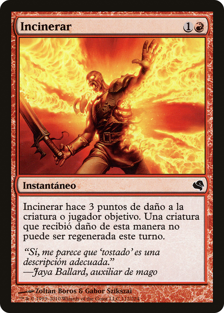 Incinerate (PS11-112) - Salvat 2011 - Premium MTG Single from Wizards of the Coast - Just $0! Shop now at Game Crave Tournament Store