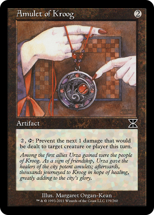Amulet of Kroog (ME4-179) - Masters Edition IV Foil - Premium MTG Single from Wizards of the Coast - Just $0! Shop now at Game Crave Tournament Store