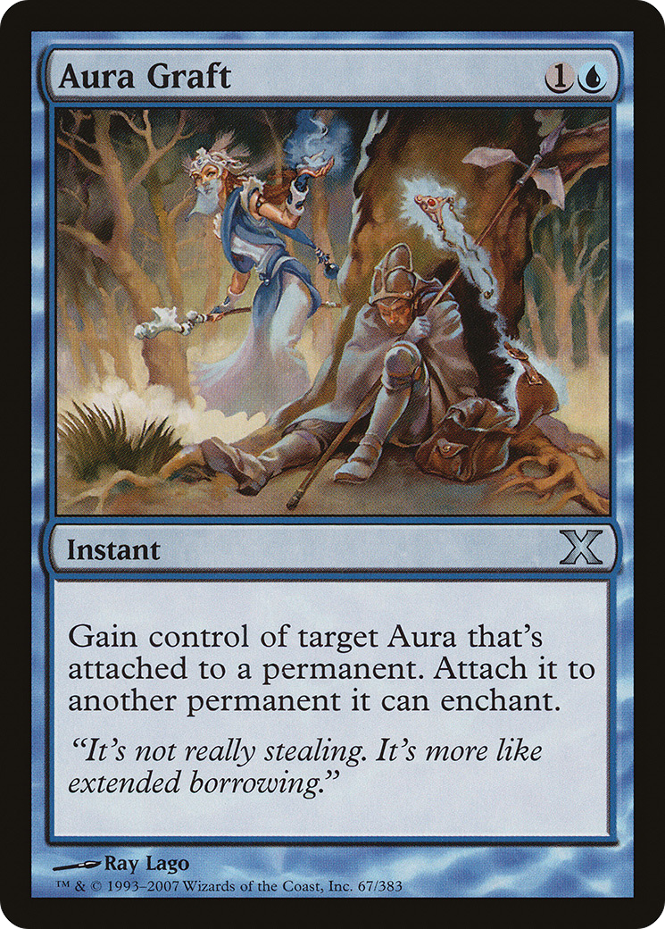 Aura Graft (10E-067) - Tenth Edition - Premium MTG Single from Wizards of the Coast - Just $0.08! Shop now at Game Crave Tournament Store