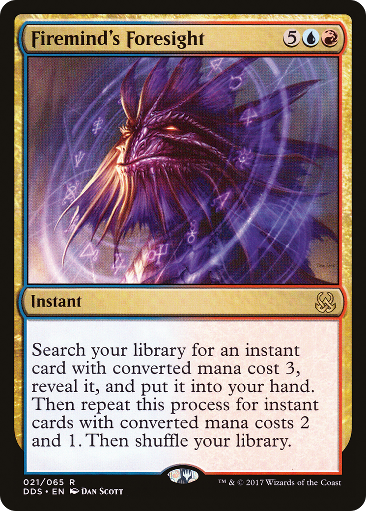 Firemind's Foresight (DDS-021) - Duel Decks: Mind vs. Might - Premium MTG Single from Wizards of the Coast - Just $0.08! Shop now at Game Crave Tournament Store