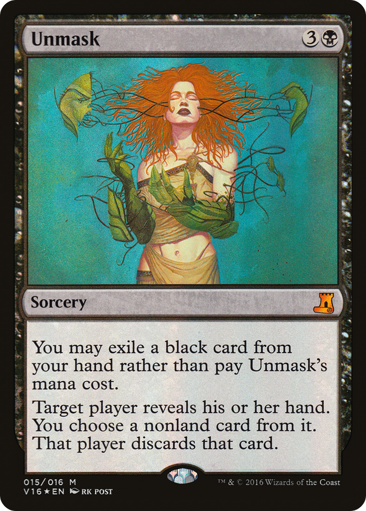 Unmask (V16-015) - From the Vault: Lore Foil - Premium MTG Single from Wizards of the Coast - Just $0.78! Shop now at Game Crave Tournament Store