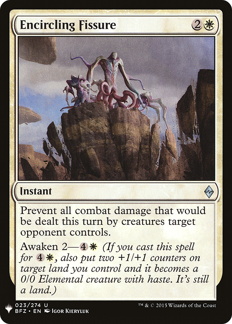 Encircling Fissure (MB1-092) - Mystery Booster - Premium MTG Single from Wizards of the Coast - Just $0.08! Shop now at Game Crave Tournament Store
