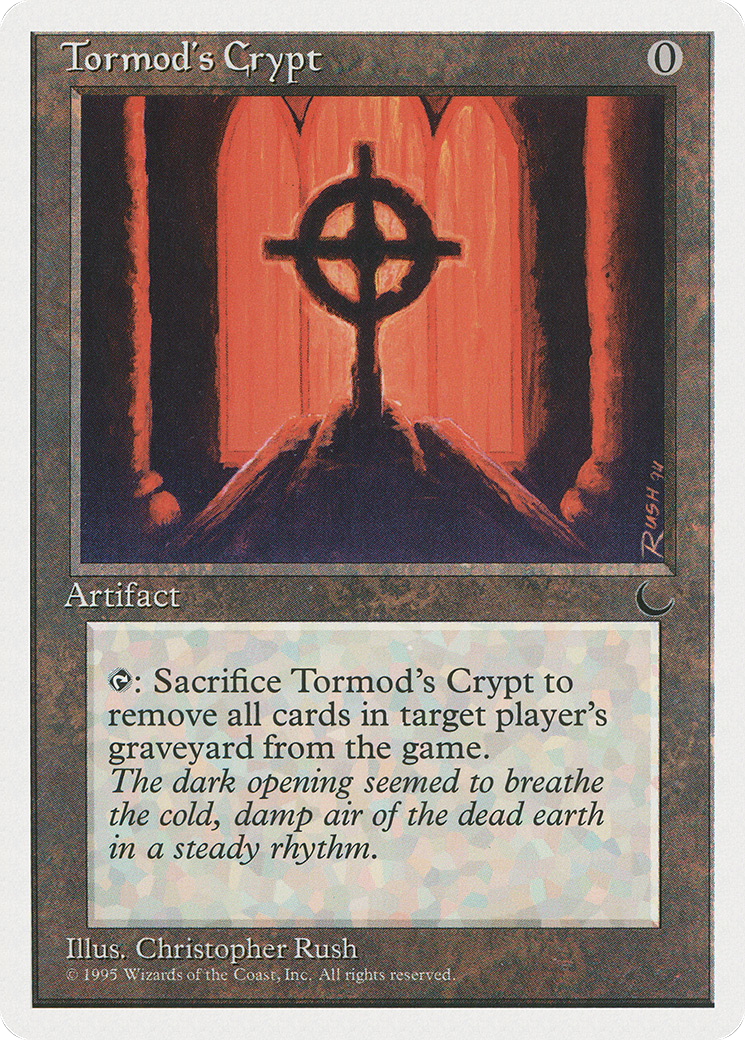 Tormod's Crypt (CHR-109) - Chronicles - Premium MTG Single from Wizards of the Coast - Just $0.13! Shop now at Game Crave Tournament Store