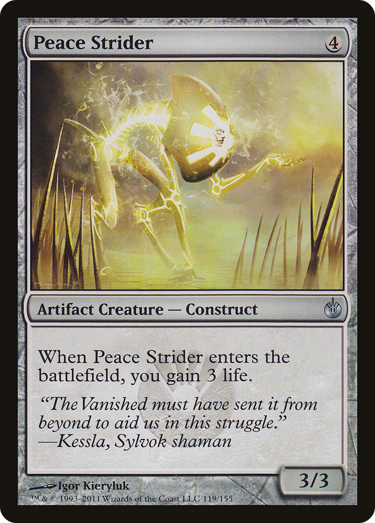 Peace Strider (MBS-119) - Mirrodin Besieged - Premium MTG Single from Wizards of the Coast - Just $0.08! Shop now at Game Crave Tournament Store