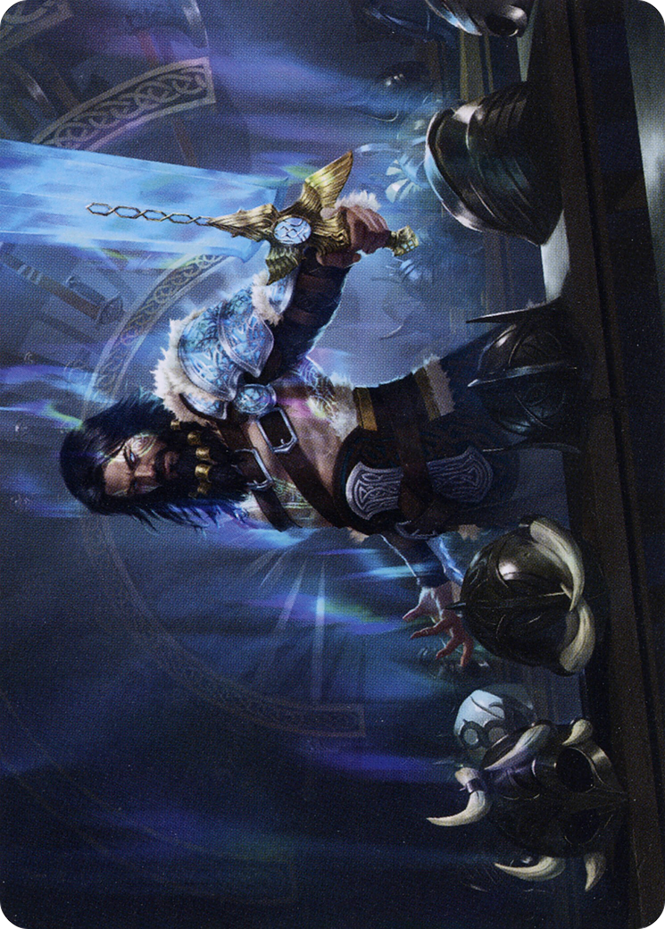 Halvar, God of Battle // Halvar, God of Battle (AKHM-002) - Kaldheim Art Series (Borderless) Foil - Premium MTG Single from Wizards of the Coast - Just $0! Shop now at Game Crave Tournament Store