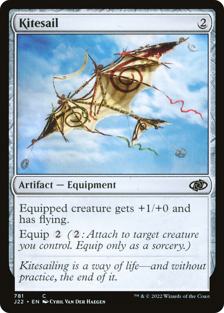 Kitesail (J22-781) - Jumpstart 2022 - Premium MTG Single from Wizards of the Coast - Just $0.25! Shop now at Game Crave Tournament Store