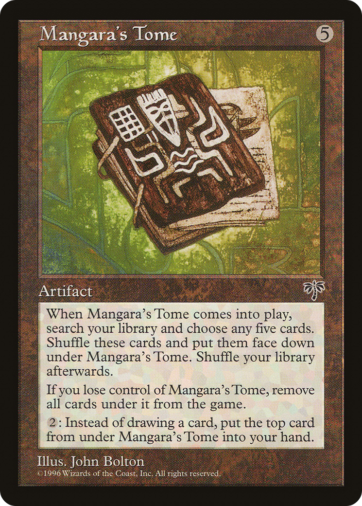 Mangara's Tome (MIR-309) - Mirage - Premium MTG Single from Wizards of the Coast - Just $0.52! Shop now at Game Crave Tournament Store