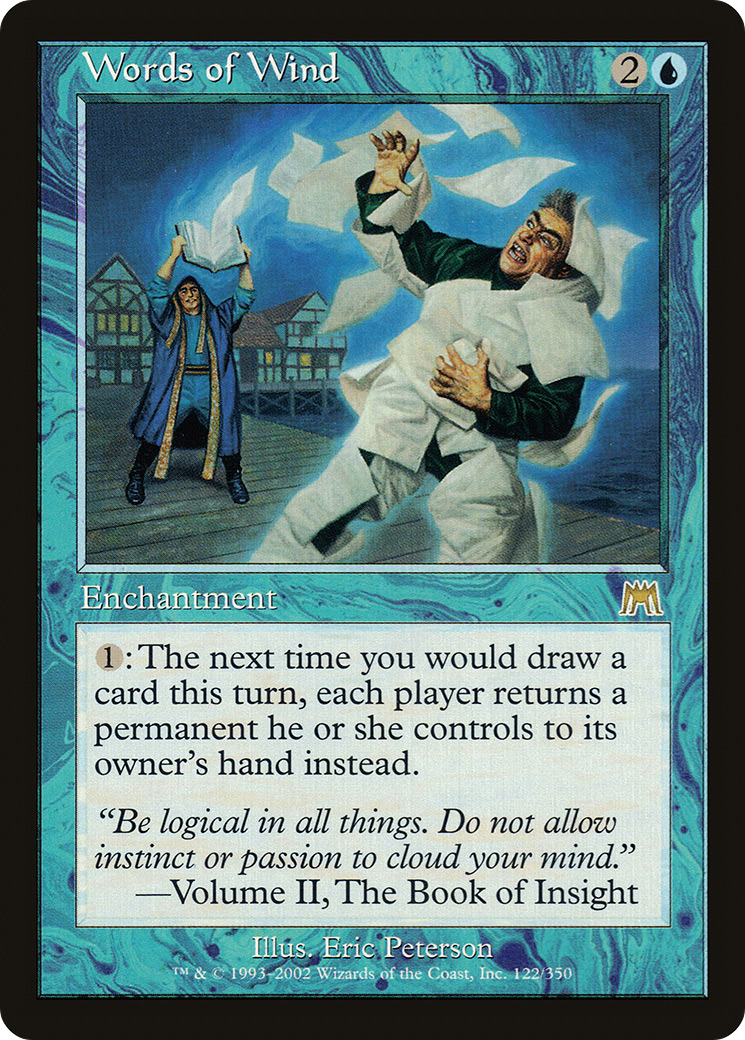Words of Wind (ONS-122) - Onslaught Foil - Premium MTG Single from Wizards of the Coast - Just $7.23! Shop now at Game Crave Tournament Store