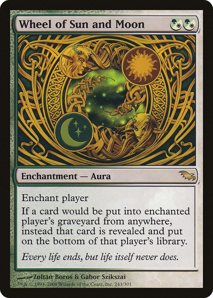 Wheel of Sun and Moon (SHM-243) - Shadowmoor Foil - Premium MTG Single from Wizards of the Coast - Just $5.26! Shop now at Game Crave Tournament Store