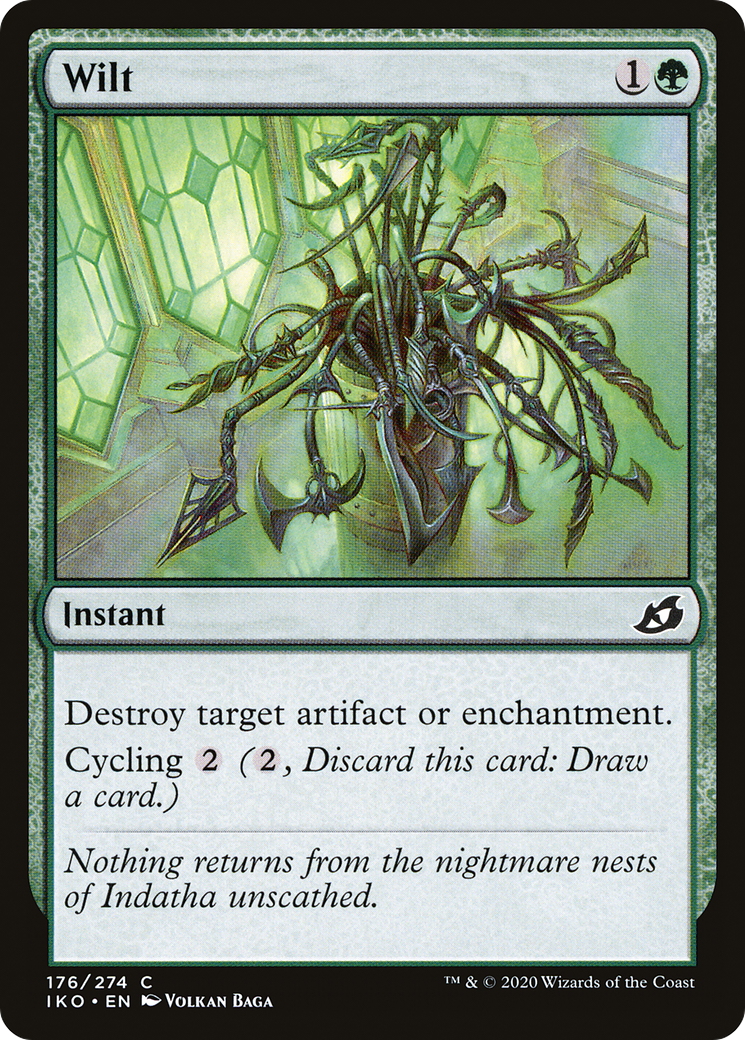 Wilt (IKO-176) - Ikoria: Lair of Behemoths - Premium MTG Single from Wizards of the Coast - Just $0.08! Shop now at Game Crave Tournament Store