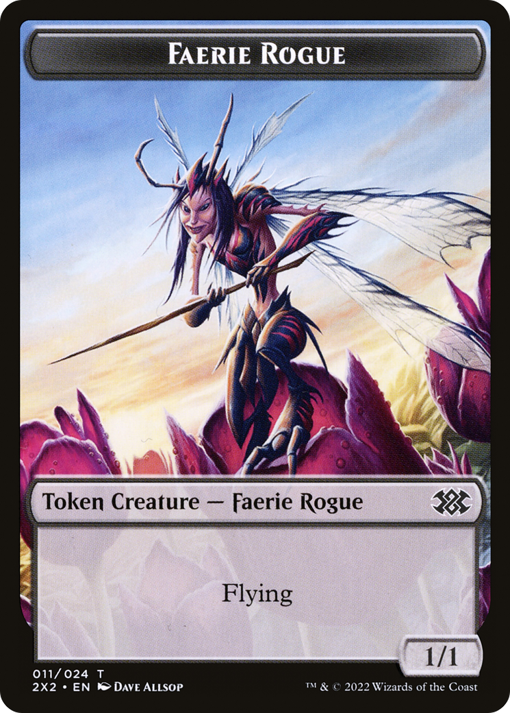 Faerie Rogue (T2X2-011) - Double Masters 2022 Tokens Foil - Premium MTG Single from Wizards of the Coast - Just $0! Shop now at Game Crave Tournament Store