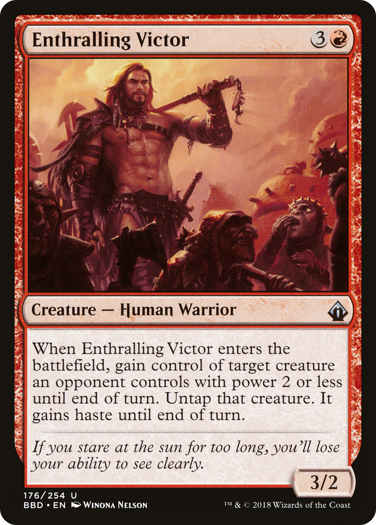 Enthralling Victor (BBD-176) - Battlebond - Premium MTG Single from Wizards of the Coast - Just $0.08! Shop now at Game Crave Tournament Store