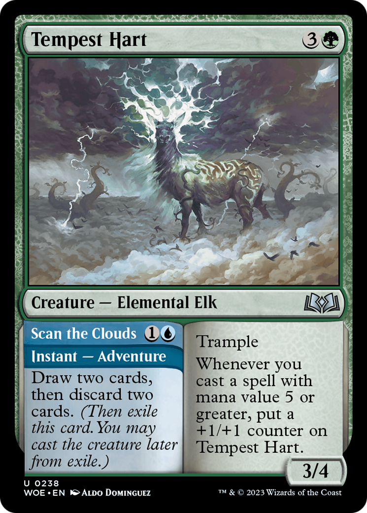 Tempest Hart // Scan the Clouds (WOE-238) - Wilds of Eldraine - Premium MTG Single from Wizards of the Coast - Just $0.08! Shop now at Game Crave Tournament Store