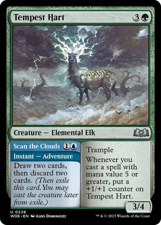 Tempest Hart // Scan the Clouds (WOE-238) - Wilds of Eldraine - Premium MTG Single from Wizards of the Coast - Just $0.08! Shop now at Game Crave Tournament Store
