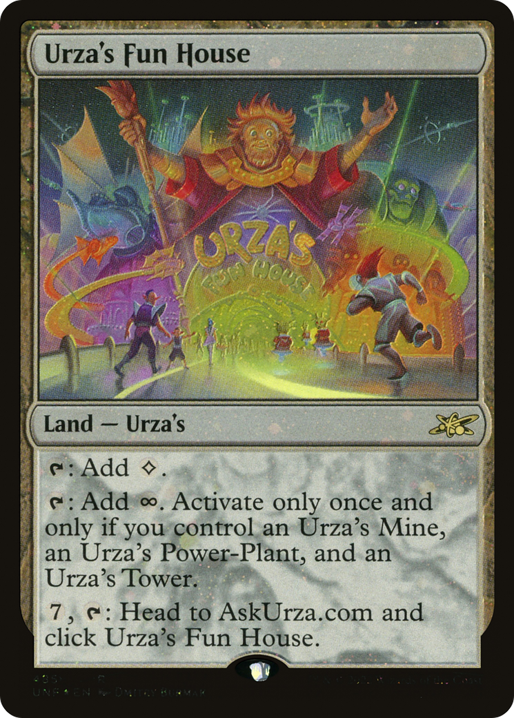 Urza's Fun House (UNF-485) - Unfinity Foil - Premium MTG Single from Wizards of the Coast - Just $0.11! Shop now at Game Crave Tournament Store