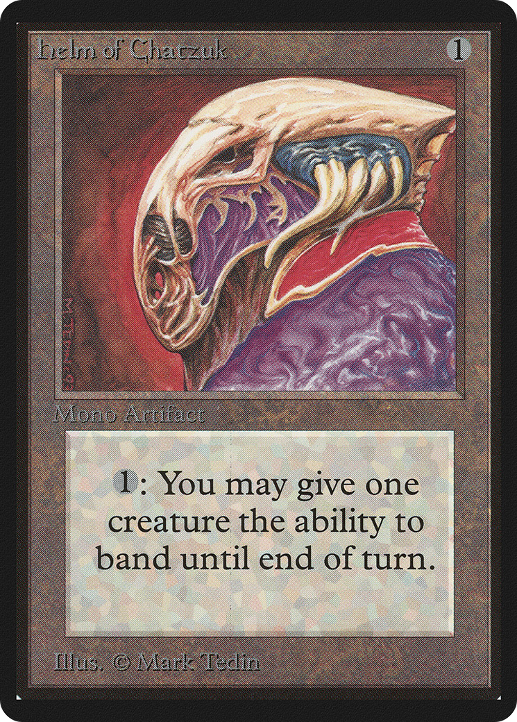 Helm of Chatzuk (LEB-247) - Limited Edition Beta - Premium MTG Single from Wizards of the Coast - Just $29.98! Shop now at Game Crave Tournament Store
